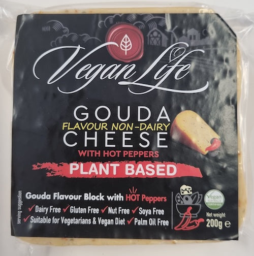 Vegan Life Gouda with Hot Peppers