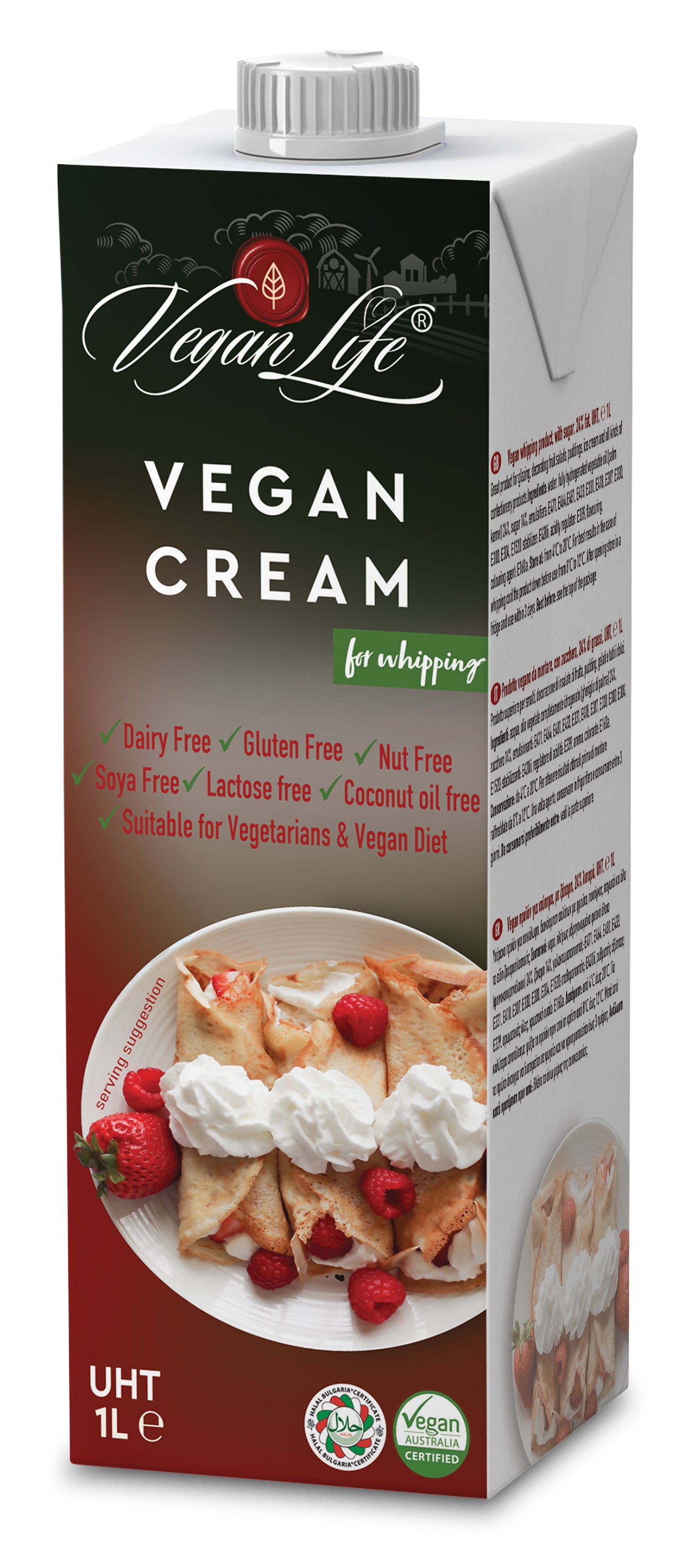 Vegan Life Whipping Vegan Cream