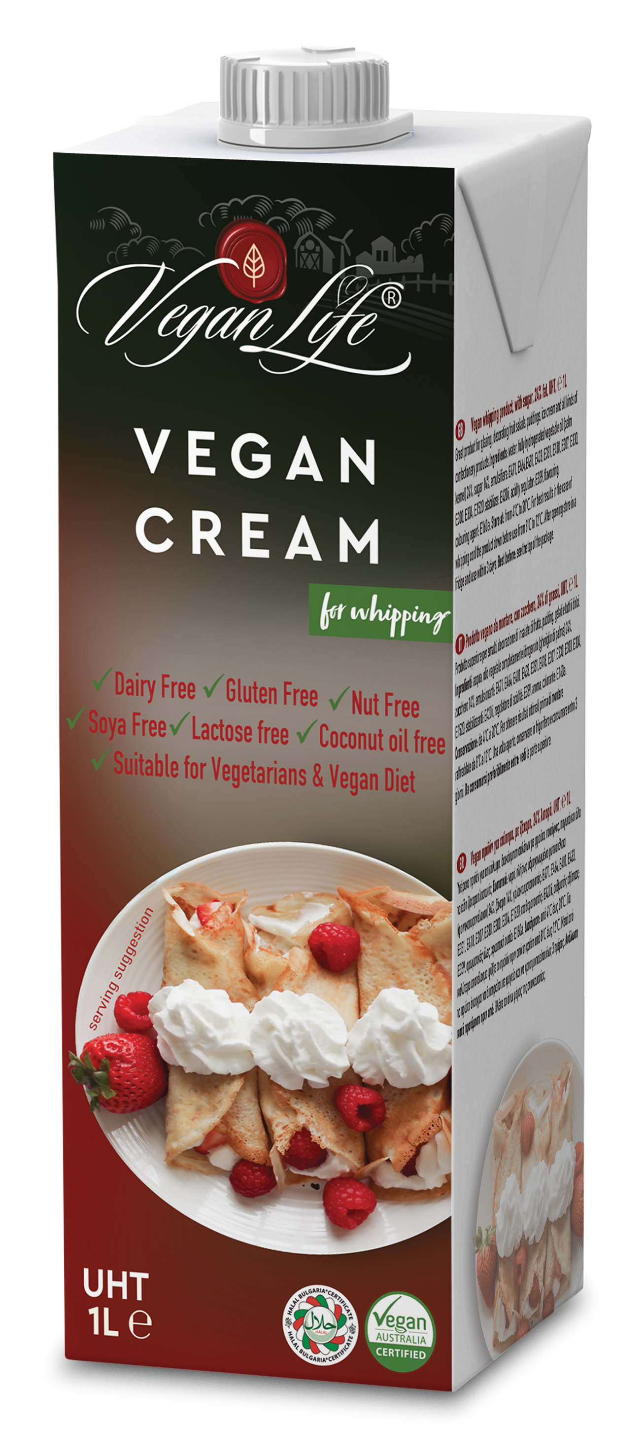 Vegan Life Whipping Vegan Cream